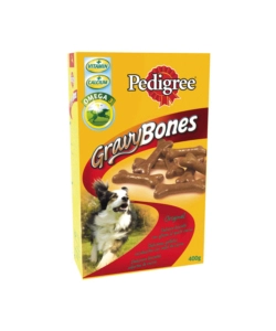 BISCOTTI PER CANI PEDIGREE "GRAVY BONES" CUCCIOLO 400 GR